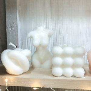 Conjunto 3 velas Branco